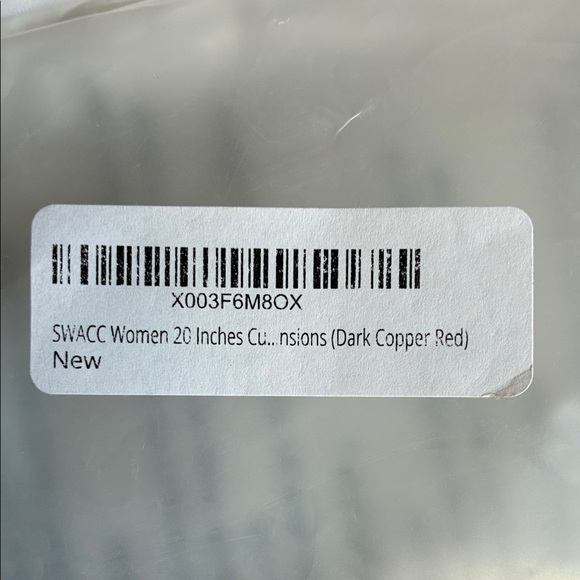 Synthetic 20" dark copper red Hair Extensions - Picture 6 of 6